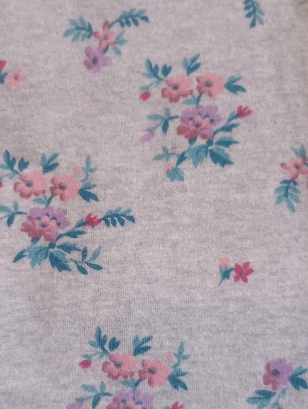 Oshkosh B'gosh Gray Floral Print Leggings
